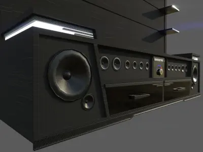 Rack Modern Free 3D model