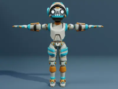 Humanoid Robot 3D model order