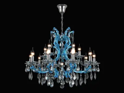 698165 ChampaBlu Osgona Chandelier 3D model