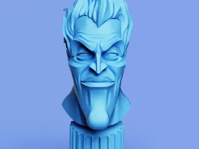 Hades Lord of the Underworld Bust  Greek Mythology Figure Free 3D print model