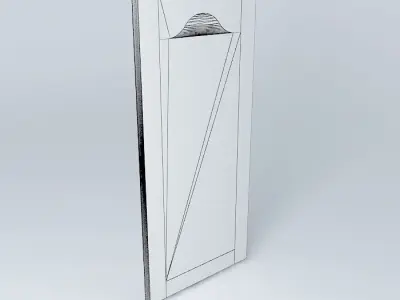 Turquiose door cabinet Free 3D model