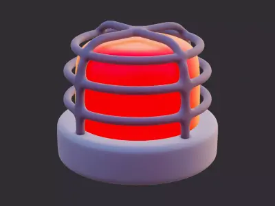 Lowpoly Beacon 3D model