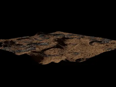 Procedural Surface of Mars 3D model