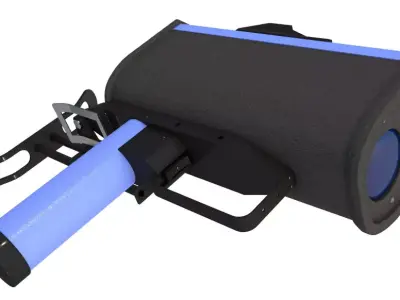 Traffic laser speed 3D model