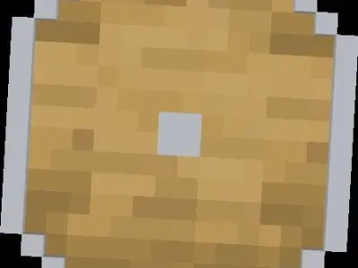 Shield model wooden floor in minecraft 3D model