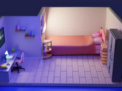 Bed Room sets  3D model
