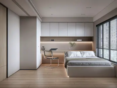 Bedroom 01 3D model
