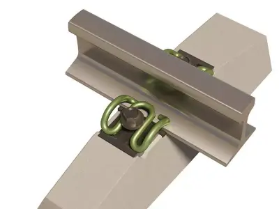 Rail W30 Vossloh 3D model