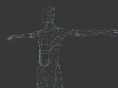 Tesla BOT Low-poly 3D model