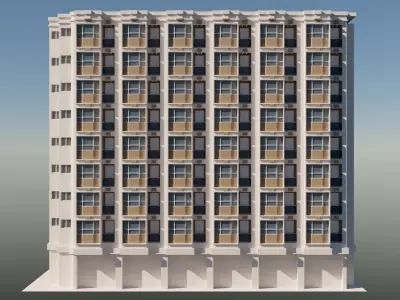 Hotel model 3 3D model