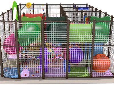 Indoor Playground 3D model