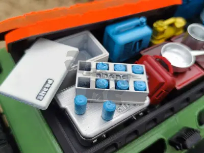 1-10 Offroad Expedition Trailer 3D print model