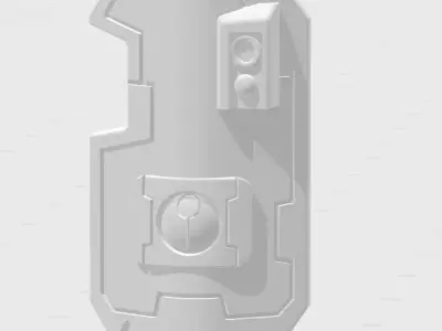 Assault Shield Kit Arms Included 3D print model