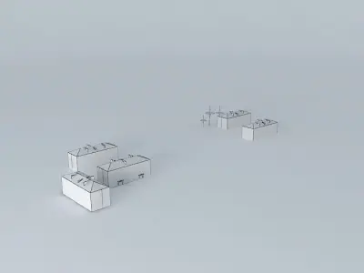 Riga Ieriku Khrushchovki on Ieriku street Free 3D model