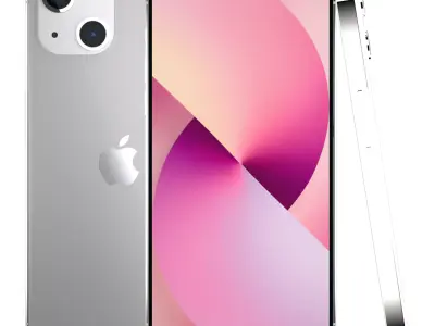 Apple iPhone 13 Pink Low-poly 3D model