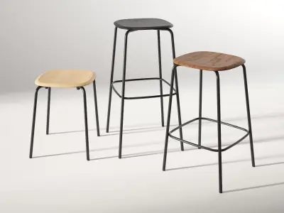 Okito Stool 3D model