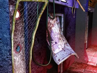 Sci-fi Corridor 3D model