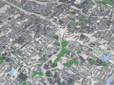 Atlanta City Georgia United States 3D model