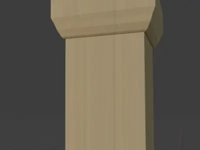 Architectural Column 3D model