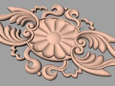 Woodworking CNC Router 3D Relief STL models used for artcam E404 3D model