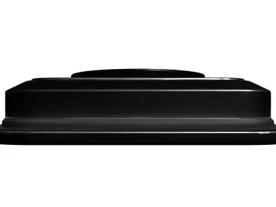 Modern SciFi Control Button Low-poly 3D model