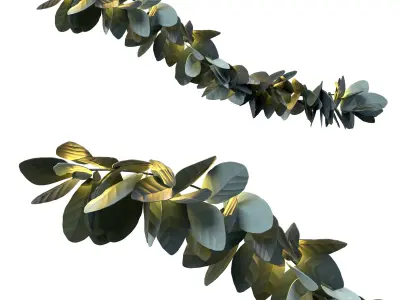 chandelier petal 007 3D model