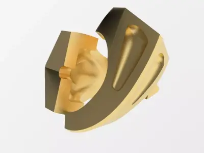 octagon ring  3D print model