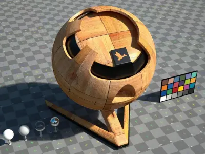 Arch Parquet Flooring Shader Texture Material Texture