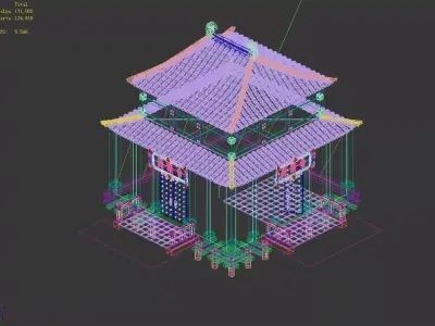 Criminal Tianmen - Conference hall 32 3D model