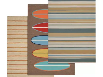 Rug Set 916 3D model