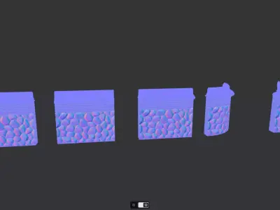 Korean Traditional Hanok Wall 02 Low-poly 3D model