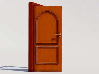 Room door Low-poly 3D model purchase