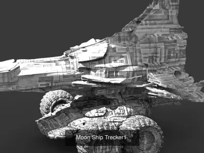 Moon Rover collection 1 3D Model Pack