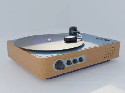 Record Player 3D model
