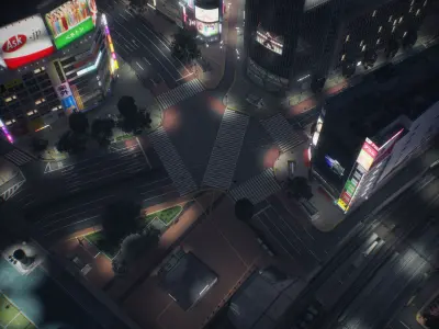 Tokyo Shibuya 3D model
