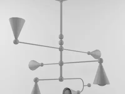 Mitzi Hikari Chandelier 3D model