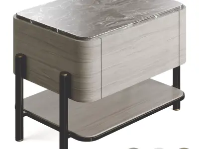 Ana Roque AMAN Bedside Table 3D model