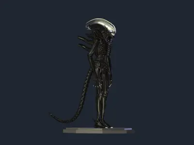 Alien model based on Gigers references 3D print model