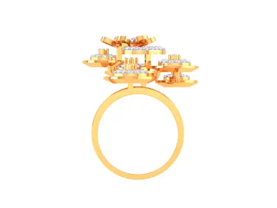  Women Ring MTL 3dm STL OBJ FBX Details 3D print model 68