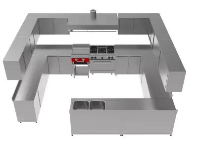 KITCHEN 49 3D model