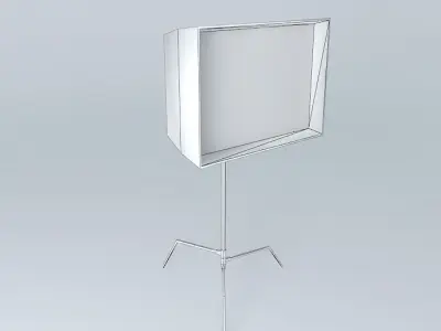 Softbox with stand Free 3D model