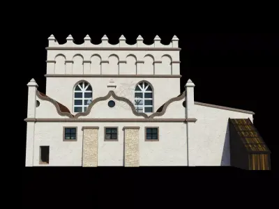 Golden Rose Synagogue Reconstruction 3D model