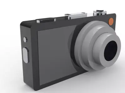 Camera digital Free 3D model