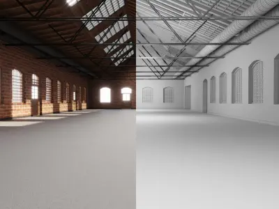 Event and Exhibition Hall 3D model