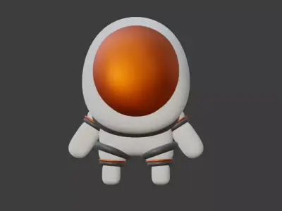 Little Astronaut 3D model