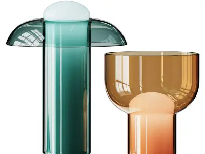 Haru And So Rakumba Table Lamp 3D model