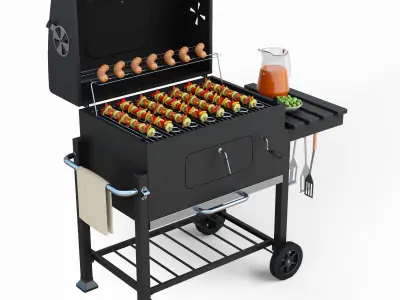 Barbecue   Jumbuck  Franklin 3D model