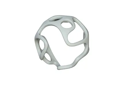 SciFi Cube Object No 37224 Low Poly Shape Texture