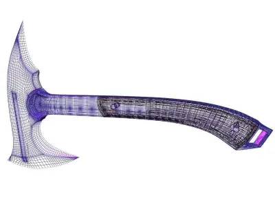 Valorant prisma axe 3D model