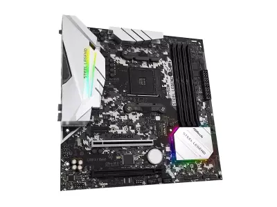 B450M Steel Legend ASRock - Low Poly  Free 3D model